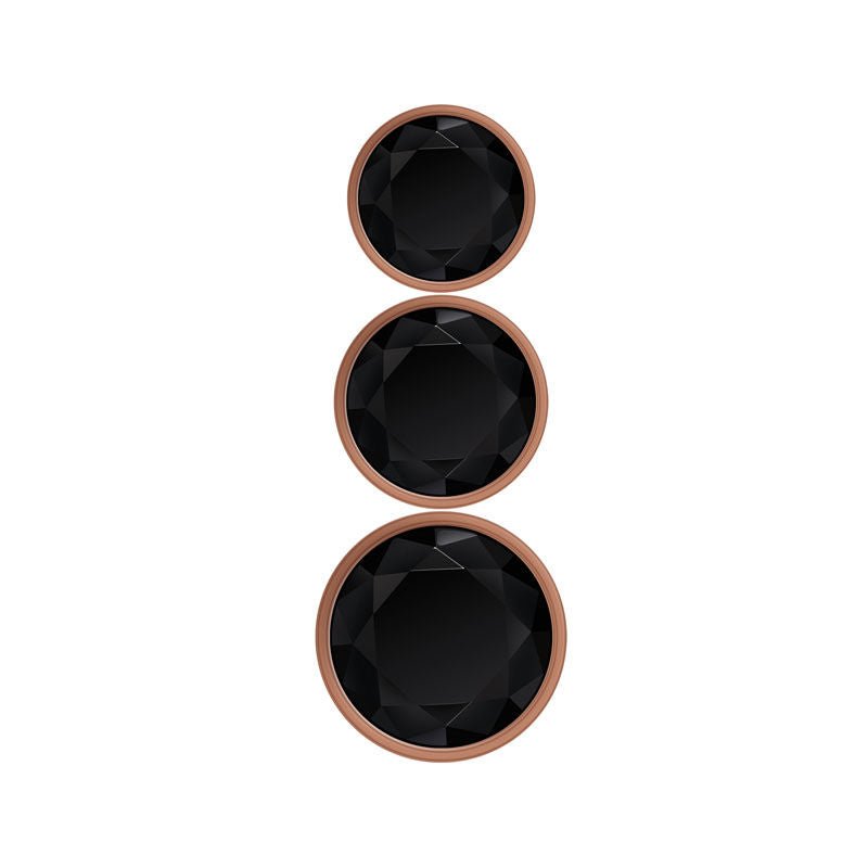 Gender x - gold digger butt plug set - Product top view  | Flirtybay.com.au